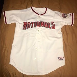 Official Washington nationals baseball jersey